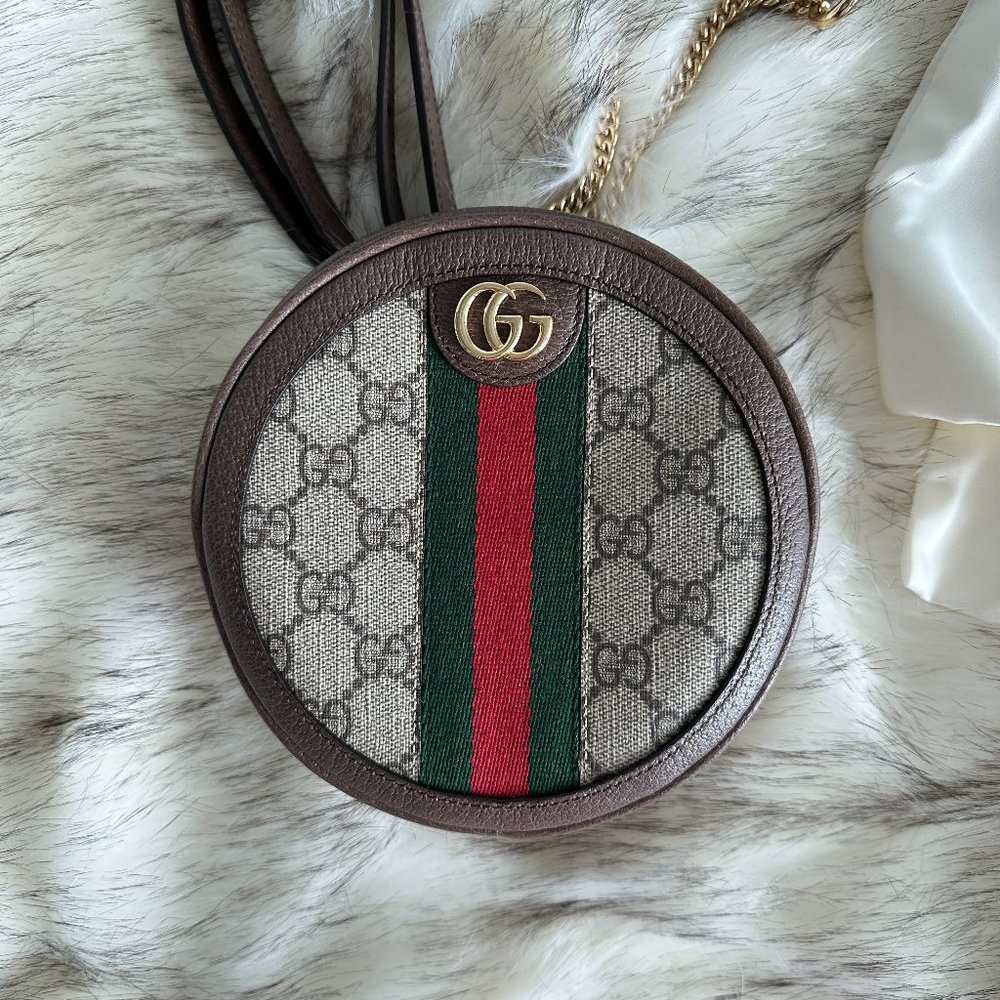 GG Supreme Ophidia Round Backpack with Box & Dustbag